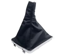 WYTXH Apto para Opel ASTRA H Perilla de cambio de marchas Polaina Cubierta de la bota Palanca de cambios Freno de mano Estacionamiento Freno de mano Bota Car Styling Accesorios-GearShift_Black