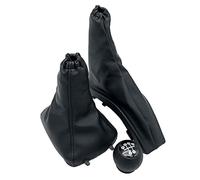 WYTXH Funda de cuero para freno de mano de coche, cubierta antipolvo, perilla de cambio de marchas, cubierta de arranque para Opel Astra II G Zafira A 1998-2010