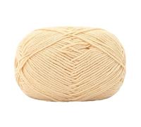 Wyvix 5 ovillos de hilo algodón 4 capas for tejer a ganchillo, hilos mezcla acrílico 40g(35)