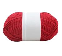 Wyvix 5 rollos de hilo algodón 4 capas for crochet, hilos acrílicos 50 g(35)