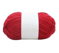 Wyvix 5 rollos de hilo algodón con leche 4 capas for crochet, mezcla estambre 50 g(35)