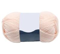 Wyvix 5 rollos de hilo algodón con leche 50g for hacer ganchillo, mezcla for tejer a mano capas(51)