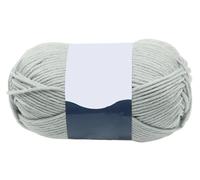 Wyvix 5 rollos de hilo algodón con leche 50g for hacer ganchillo, mezcla for tejer a mano capas(55)