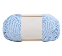 Wyvix 5 rollos de hilo algodón con leche 50g y capas for hacer ganchillo, mezcla for tejer a mano(28)