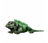 Wyvix Iguana Verde Realista de Peluche: Reptil Lagarto Peluche Suave con Espinas y Cola Rayada