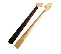 Wyvix Mástil de bajo eléctrico sin trastes arce brillante, 20 líneas, pieza repuesto estándar for bricolaje