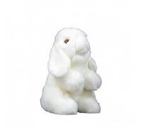 Wyvix Peluche Realista de Conejo Orejas caídas: 19 cm, Suave y Esponjoso, en Pose mendigo, Ideal for Pascua for
