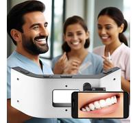 WYWY Luz para Fotografía Dental, LED 6000-6500K de Brillo Ajustable con Soporte Universal para Documentación de Obturaciones y Asistencia en Fotos Orales
