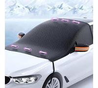 WYXFCBF Protector Parabrisas Hielo para Seat Leon III ST 2012-2016 2017 2018 2019 2020, Plegable Cubierta Parabrisas Delantero Invierno Protege de Hielo Nieve UV Lluvia,Orange