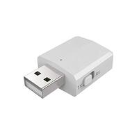 WYYHAA 3 en 1 USB Bluetooth 5.0 FM Receptor 3,5 Mm AUX Estéreo Adaptador de Audio Inalámbrico para TV PC Auriculares Car,B