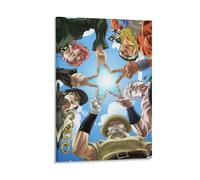 WYYRAB JoJo's Bizarre Adventure- Póster de lienzo impermeable para decoración de pared, impresión de alta definición, adecuado para dormitorio, sala de estar, cafetería, decoración, estilo marco, 30 x