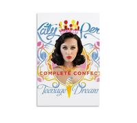 WYYRAB Katy Perry Teenage DreamWall Decor Póster de lienzo impermeable de alta definición adecuado para dormitorio, sala de estar, cafetería, decoración sin marco, 20 x 30 cm