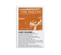 WYYRAB Póster de lienzo impermeable para decoración de pared, diseño de The Smiths Louder Than Bombs, impresión de alta definición, adecuado para dormitorio, sala de estar, cafetería, decoración sin