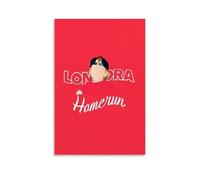 WYYRAB Póster de lona impermeable de Paulo Londra Homerun, impresión de alta definición, adecuado para dormitorio, sala de estar, cafetería, decoración sin marco, 30 x 45 cm