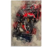 WYYXF Lienzo Cuadro Ducati Streetfighter Lienzo decorativo Wall Art Sala Póster Dormitorio sin marco (60 x 90 cm)