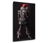 WYYXF Lienzo cuadro It Chapter Two Movie Pennywise The Dancing Clown Poster Canvas Wall Art Pictures for Bedroom Wall Art Gifts Decor sin marco (60 x 90 cm)