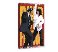 WYYXF Lienzo Cuadro Pulp Fiction Dance Mia Wallaces Póster Salón Dormitorio Pintura Obra de Arte Sin Marco (50x70cm)