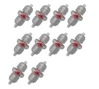 WZBHCZLJ 10 válvulas de aire unidireccionales para tanques de peces, oxígeno de 3/16 pulgadas, válvulas de retención antirreflujo, accesorios de acuario, comprobación de tubos de aerolíneas