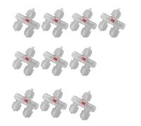 WZBHCZLJ 10 válvulas de aire unidireccionales para tanques de peces, oxígeno de 3/16 pulgadas, válvulas de retención antirreflujo, accesorios de acuario, comprobación de tubos de aerolíneas