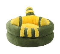 WZBHCZLJ Camas calmantes mejoradas para gatos para interiores, camas redondas para perros pequeños, cama lavable para mascotas