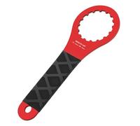 WZBHCZLJ Llave de soporte inferior de bicicleta de aleación de aluminio para reparación de ciclismo, mantenimiento, herramienta de llave de biela con agarre de goma para bicicletas