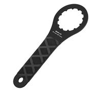 WZBHCZLJ Llave de soporte inferior de bicicleta de aleación de aluminio para reparación de ciclismo, mantenimiento, herramienta de llave de biela con agarre de goma para bicicletas