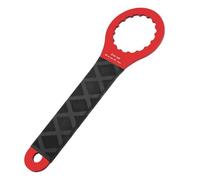 WZBHCZLJ Llave de soporte inferior de bicicleta de aleación de aluminio para reparación de ciclismo, mantenimiento, herramienta de llave de biela con agarre de goma para bicicletas