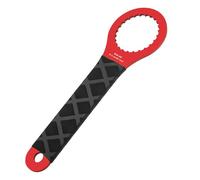 WZBHCZLJ Llave de soporte inferior de bicicleta de aleación de aluminio para reparación de ciclismo, mantenimiento, herramienta de llave de biela con agarre de goma para bicicletas