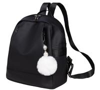 WZCZZHA Pequeña mini mochila negra impermeable para mujer - bolso mochila mujer casual travel backpack