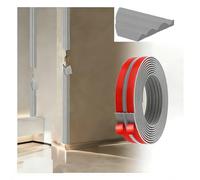 WZERHO Molduras decorativas autoadhesivas, 3 m x 4 cm, molduras de estuco para pared, techo, autoadhesivas, esquinas, protección de cantos, protección de cantos, autoadhesiva (gris