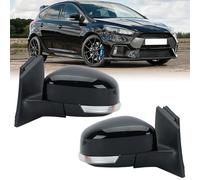 WzFacai6 Espejo Retrovisor Completo para Ford Focus MK3 2011 2012 2013 2014 2015 2016 2017 2018,Intermitente Espejos retrovisores Conjunto Espejo Retrovisor Lateral Coche,Set