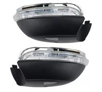 WzFacai6 Espejo Retrovisor Completo para VW Passat B7 2013 2014 2015,Intermitente Espejos retrovisores Conjunto Espejo Retrovisor Lateral Coche,Set
