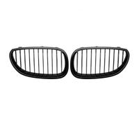 WzFacai6 Parrilla Delantera Radiador Coche para BMW Serie 5 E60 E61 M5 520I 535I 550I 2004-2009,Parachoques de Coche Rejillas Frontales de Radiador Accesorios Repuesto,B-Matte Black