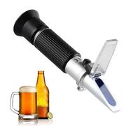 Wzhtuzi Brix - Refractómetro de alcohol de 0 a 32 %, refractómetro de cerveza, refractómetro de mano Brix, refractómetro portátil para cervecerías