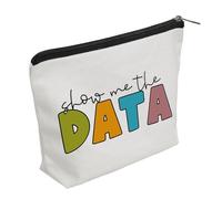WZJHCL Bolsa de maquillaje para ciencia de datos BCBA ABA, kit de cosméticos, bolsa de almacenamiento para analistas de datos, regalo para científicos de datos, bolsa de almacenamiento Show Me The