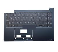 WZKOZDR FR GR TR Carcasa Superior con Teclado y reposamanos para Dynabook para SateUite Pro C50-J C50-H C50-E D0K-V6505H XN16R-156 NB-17-6505H-10-B0 KN16R-156(TR Blue)