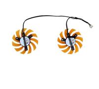 WZKOZDR Piezas de Recambio Enfriador de GPU Video, Ventilador para Tarjetas gráficas, 2 Piezas PLD08010S12HH, para ZOTAC GeForce GTX 1070 Mini 8 GB