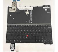 WZKOZDR Piezas de Recambio Teclado para portátil Lenovo ThinkPad T14 Gen 5 P14s L14 TP00159B 21MD(Black Backlight US)