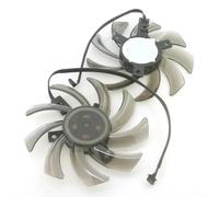 WZKOZDR Piezas de Recambio Ventilador VGA GA91S2U DC12V 0.40A 4 Pines 85mm para PNY PALiT RTX2070 RTX2080 para Gaming Pro Ventilador de refrigeración Tarjeta gráfica Dual(GA91S2U-PAIR_NO RGB)