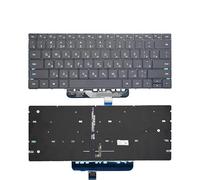WZKOZDR Teclado árabe/tailandés para Huawei MateBook 13S, 14S, 16S EMD-W56, HKD-W56, W76, CREFG-16-32(Russian Backlight)
