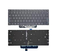 WZKOZDR Teclado árabe/tailandés para Huawei MateBook 13S, 14S, 16S EMD-W56, HKD-W56, W76, CREFG-16-32(US Backlight)