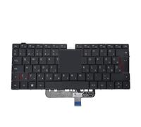 WZKOZDR Teclado con Teclas retroiluminadas NE PO IT FS US UK TI SP GR FR HU TR para Huawei MateBook 14 15 D14 KLW-W09 W29 KLVC-WFE9L WAH9L HBL-W19(HU no Backlit Paper)