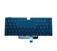 WZKOZDR Teclado con Teclas retroiluminadas NE PO IT FS US UK TI SP GR FR HU TR para Huawei MateBook 14 15 D14 KLW-W09 W29 KLVC-WFE9L WAH9L HBL-W19(FR no Backlit Paper)