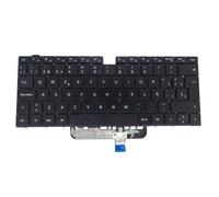 WZKOZDR Teclado con Teclas retroiluminadas NE PO IT FS US UK TI SP GR FR HU TR para Huawei MateBook 14 15 D14 KLW-W09 W29 KLVC-WFE9L WAH9L HBL-W19(SP no Backlit Paper)