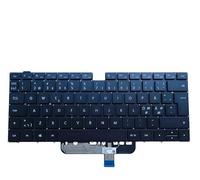 WZKOZDR Teclado con Teclas retroiluminadas NE PO IT FS US UK TI SP GR FR HU TR para Huawei MateBook 14 15 D14 KLW-W09 W29 KLVC-WFE9L WAH9L HBL-W19(NE no Backlit Paper)