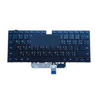 WZKOZDR Teclado con Teclas retroiluminadas NE PO IT FS US UK TI SP GR FR HU TR para Huawei MateBook 14 15 D14 KLW-W09 W29 KLVC-WFE9L WAH9L HBL-W19(TI no Backlit Paper)