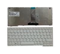 WZKOZDR Teclado para portátil con Teclado US Russian Latin para IdeaPad S100 S110 S206(LA White)