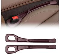 WZKSZMEFG Relleno Huecos para Asientos Coche,para VW CC T-ROC Bora Jetta Golf Golf GTI T-Cross Pack de 2 Organizador de Ranuras Protector Anti-caída de Objetos para Consola Central,C