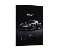 WZKTCL Superca Poster 911 GT3 RS Race Car Parámetros Introducción Póster Cuadro Decorativo Lienzo Póster de Pared e Imagen Arte Moderno Decoración de Dormitorio Familiar Pósteres 12 x 18 pulgadas (30