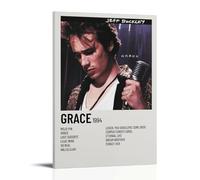 WZLLHA Jeff Buckley GraceArt - Póster en lienzo con impresión vintage para habitación, decoración moderna de dormitorio, estética, para bar, carrito, decoración de pared, estilo marco de 50 x 75 cm